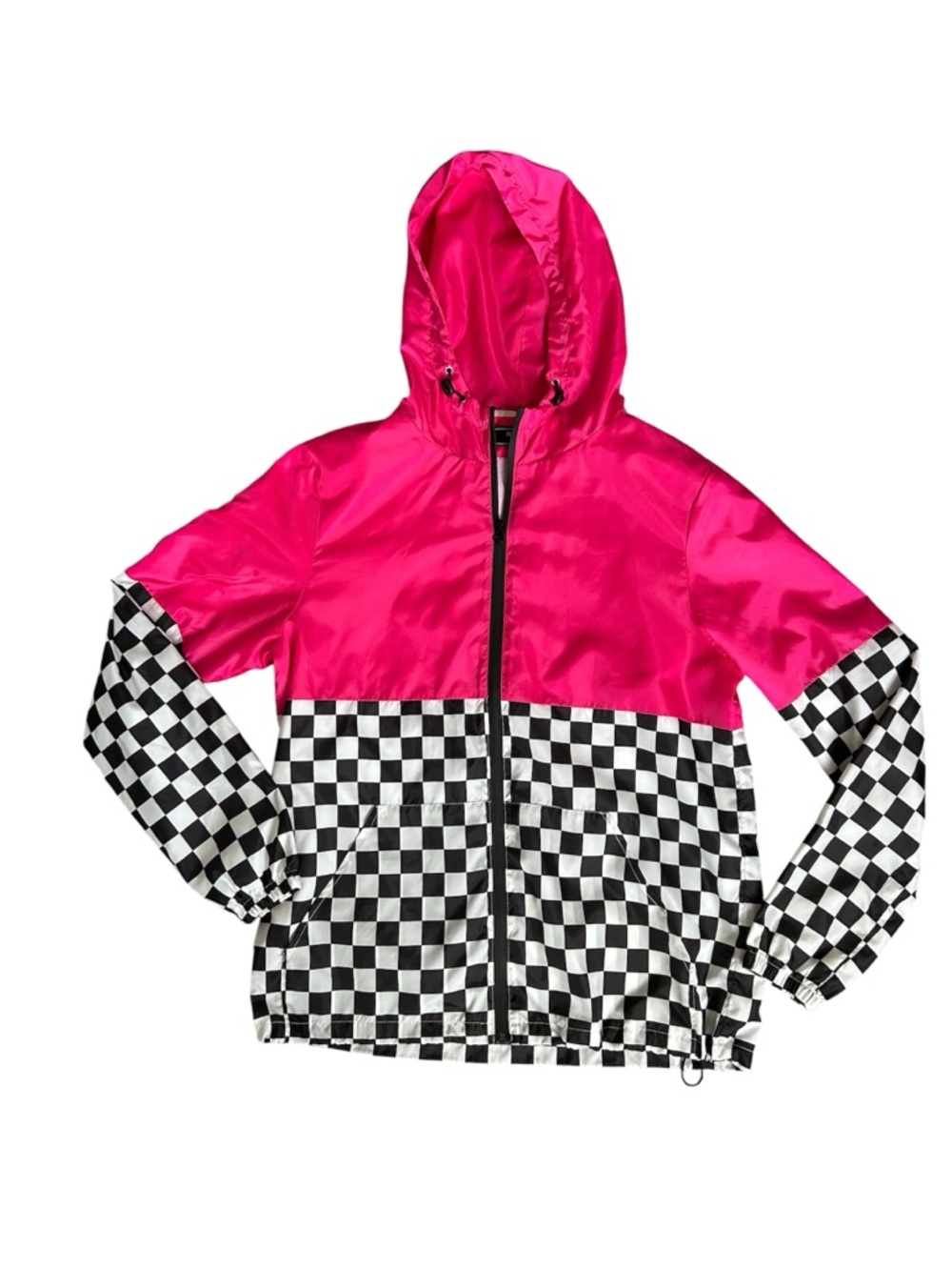 Forever 21 Men’s Bold Y2K Zip up Windbreaker Jacket size Small